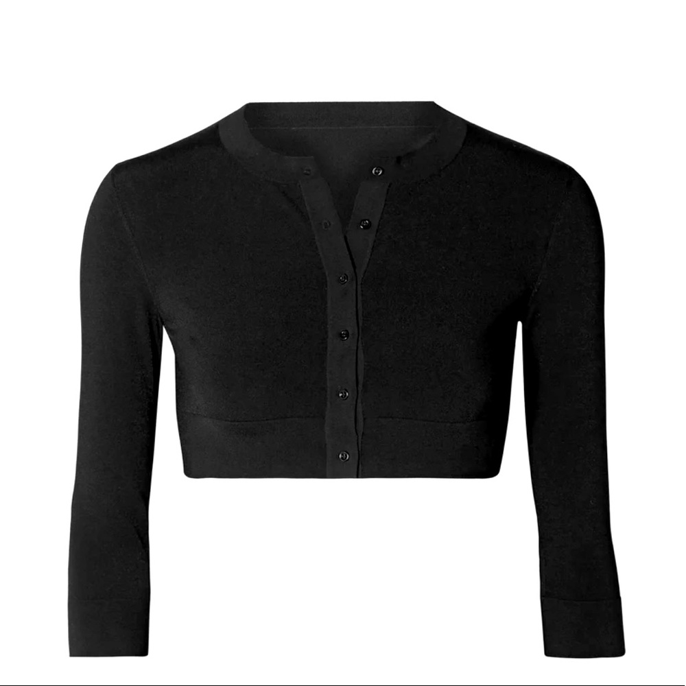 Alaia Wool Cropped Cardigan